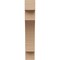 Ekena Millwork 3"W x 6"D x 18"H Thin Mediterranean Rough Cedar Woodgrain TimberThane Corbel, Primed Tan CORUR03X06X18MEDRCPR - alternate 3